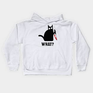 Guilty Black Cat Kids Hoodie